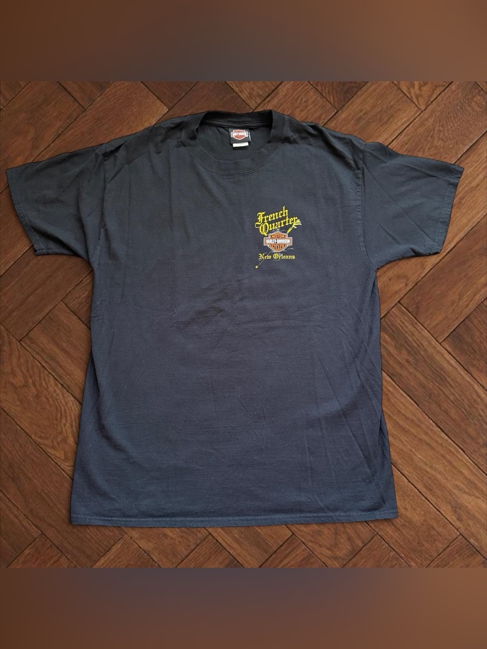 Harley-Davidson New Orleans Voodoo French Quarter Black T-Shirt Large⁠
